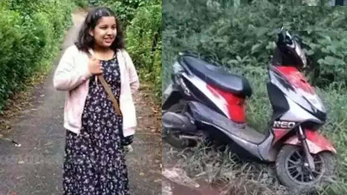 സ്കൂട്ടറിൽ ലോറിയിടിച്ച് പത്താം ക്ലാസുകാരിക്ക് ദാരുണാന്ത്യം; മരിച്ചത് കെ.പി.സി.സി സെക്രട്ടറി സത്യന് കടിയങ്ങാടിന്റെ മകൾ സ്കൂട്ടറിൽ ലോറിയിടിച്ച് പത്താം ക്ലാസുകാരിക്ക് ദാരുണാന്ത്യം; മരിച്ചത് കെ.പി.സി.സി സെക്രട്ടറി സത്യന് കടിയങ്ങാടിന്റെ മകൾ