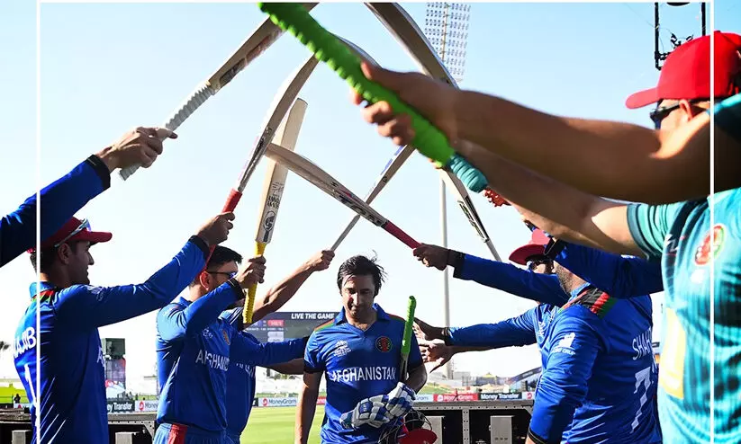 നമീബിയയെ തരിപ്പണമാക്കി; അസ്​ഗറിന്​ വിജയത്തോടെ യാത്രയയപ്പ്​ നൽകി അഫ്​ഗാൻ