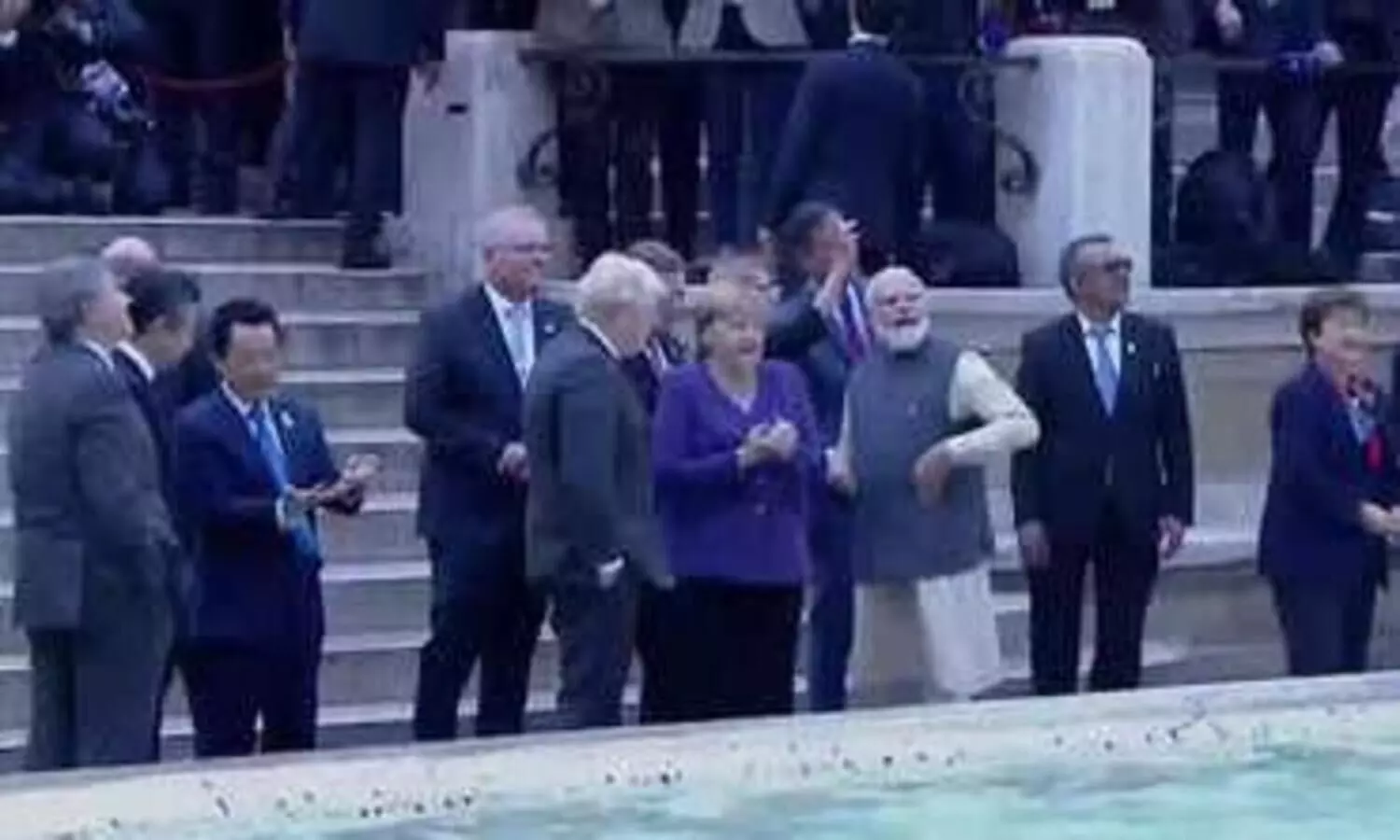 ട്രെവി ജലധാര സന്ദർശിച്ച്​ മോദി