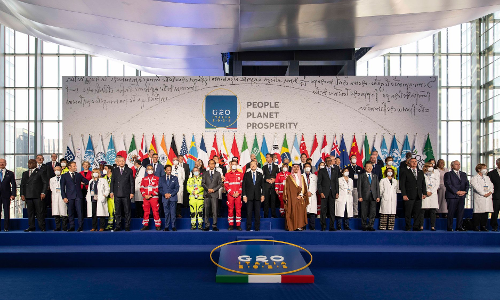 ജി20 ഉച്ചകോടിക്ക്​ സമാപനം; കാലാവസ്​ഥ വ്യതിയാനത്തിനെതിരെ ​പോരാടും