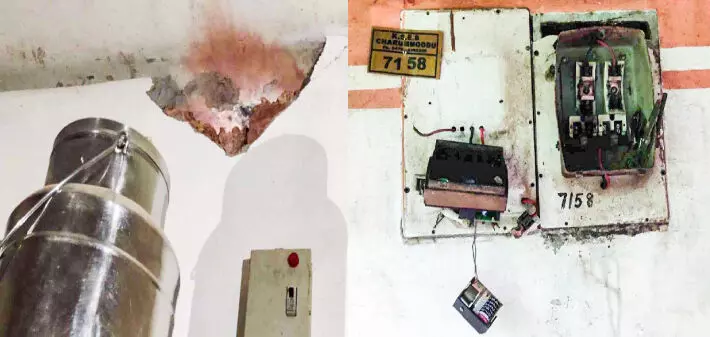 ഇടിമിന്നൽ; താമരക്കുളത്ത് വ്യാപക നാശം ഇടിമിന്നൽ; താമരക്കുളത്ത് വ്യാപക നാശം