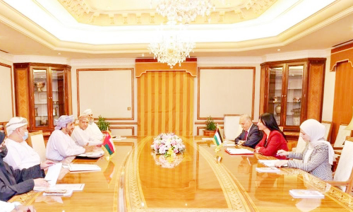 ഒ​മാ​നും ഫ​ല​സ്തീ​നും ഔ​ദ്യോ​ഗി​ക ച​ർ​ച്ച​ക​ൾ ന​ട​ത്തി