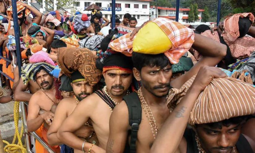 ശബരിമല ദർശനത്തിനെത്തുന്ന അയ്യപ്പഭക്തർക്ക്​ ഇളവ്; വാക്​സിൻ, ആർ.ടി.പി.സി.ആർ സർട്ടിഫിക്കറ്റുകളിൽ ഒന്നു മതി