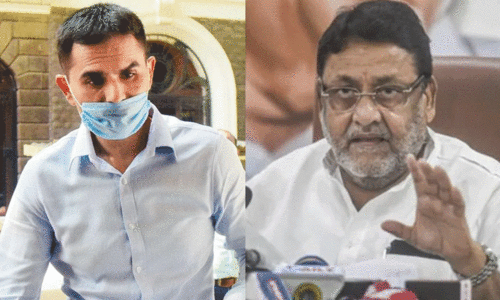 nawab malik-sameer wankhede