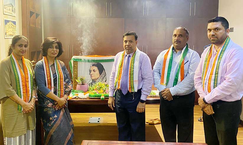 ഇന്ദിര ഗാന്ധി രക്തസാക്ഷിത്വദിനം ആചരിച്ചു ഇന്ദിര ഗാന്ധി രക്തസാക്ഷിത്വദിനം ആചരിച്ചു