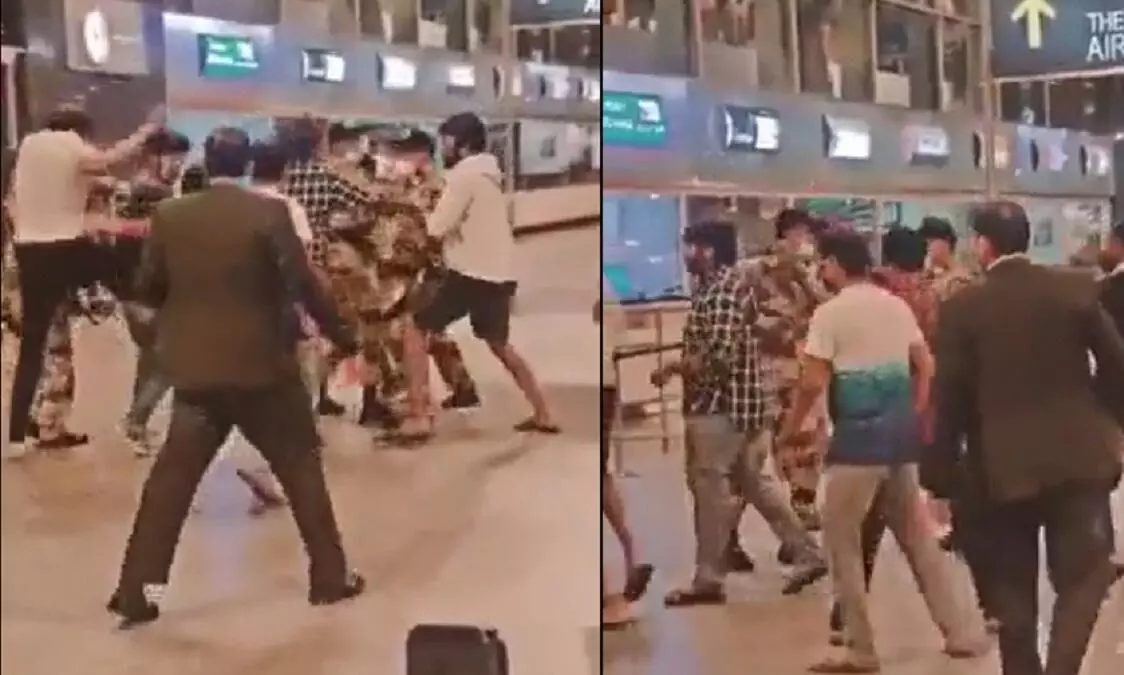 Vijay Sethupathi attacked by mystery man - Shocking video