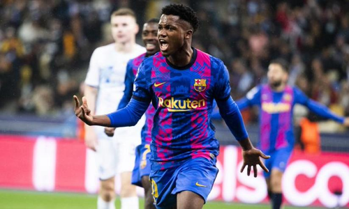 ബർത്ത്​ ഡേ ആഘോഷം ഗോളാക്കി ആൻസു ഫാറ്റി; ബാഴ്​സക്ക്​ യൂറോപ്പ ലീഗിൽ​ കളിക്കേണ്ടി വരില്ല!