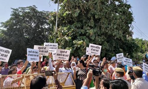 ഹിന്ദുത്വ സംഘടനകളുടെ പ്രതിഷേധം; ഗുഡ്​ഗാവിൽ നമസ്​കാര സ്ഥലങ്ങൾക്കുള്ള അനുമതി പിൻവലിച്ചു