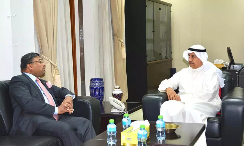 അംബാസഡർ - ഇൻവെസ്റ്റ്മെൻറ് അതോറിറ്റി എം.ഡി കൂടിക്കാഴ്ച നടത്തി അംബാസഡർ - ഇൻവെസ്റ്റ്മെൻറ് അതോറിറ്റി എം.ഡി കൂടിക്കാഴ്ച നടത്തി