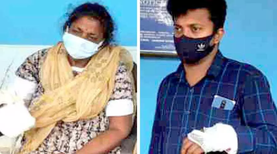 ഭാര്യ ഉപേക്ഷിച്ച് പോയി; കാമുകനെയും മാതാവിനെയും യുവാവ് ആക്രമിച്ചു ഭാര്യ ഉപേക്ഷിച്ച് പോയി; കാമുകനെയും മാതാവിനെയും യുവാവ് ആക്രമിച്ചു