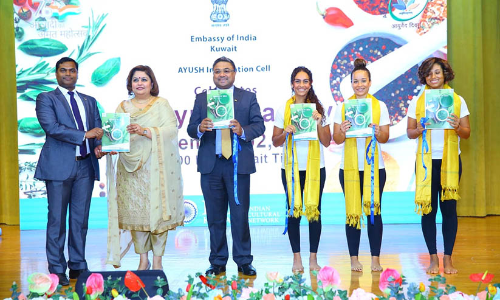 എംബസി ദീപാവലി ആഘോഷവും ആയുർവേദ ദിനാചരണവും
