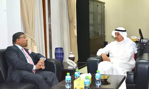 അം​ബാ​സ​ഡ​ർ - ഇ​ൻ​വെ​സ്​​റ്റ്​​മെൻറ്​ അ​തോ​റി​റ്റി എം.​ഡി കൂ​ടി​ക്കാ​ഴ്​​ച ന​ട​ത്തി