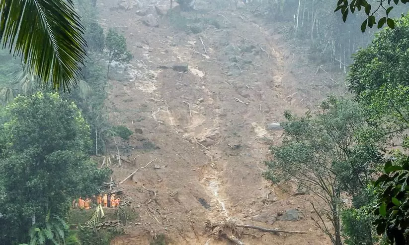 land slide