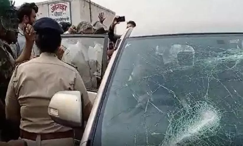 bihar mp car attack bihar mp car attack