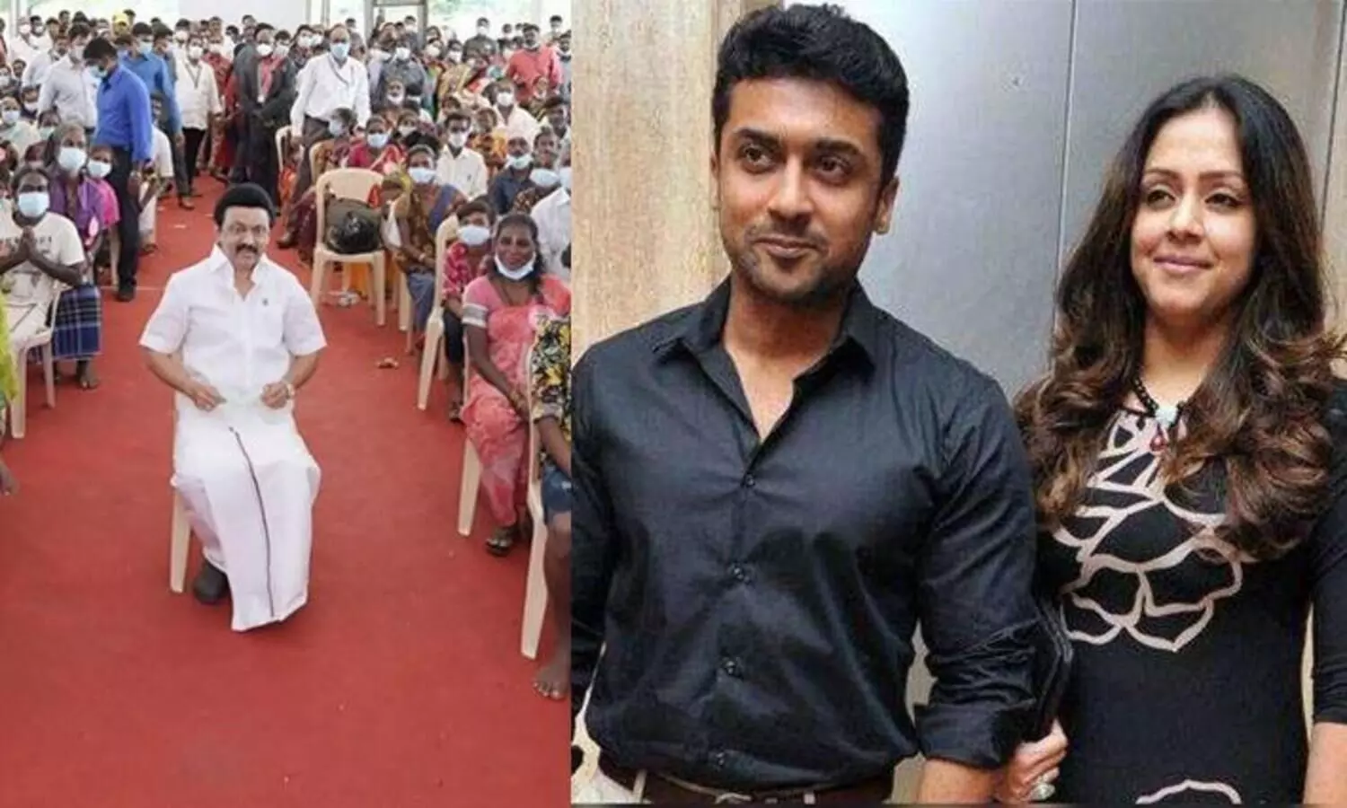 Suriya and Jyothika pays respect to Chief Minister mk stalin