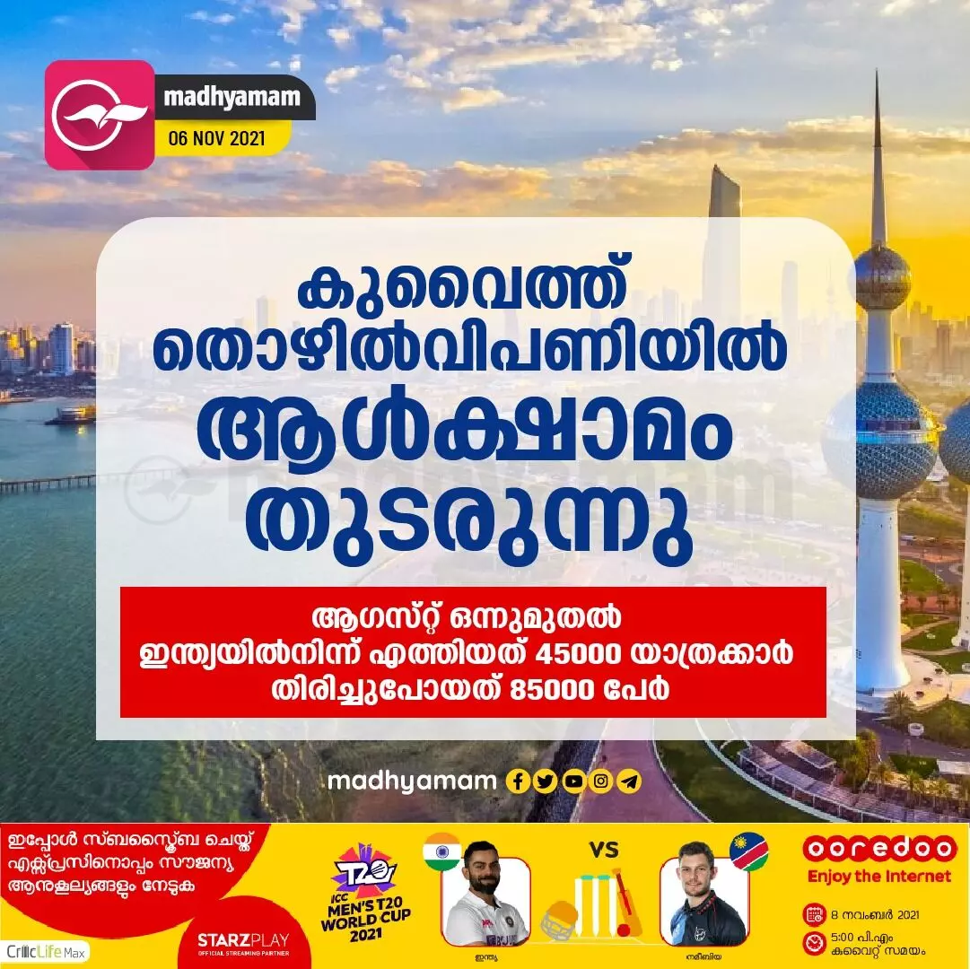 കുവൈത്ത് തൊഴിൽവിപണിയിൽ ആൾക്ഷാമം തുടരുന്നു കുവൈത്ത് തൊഴിൽവിപണിയിൽ ആൾക്ഷാമം തുടരുന്നു