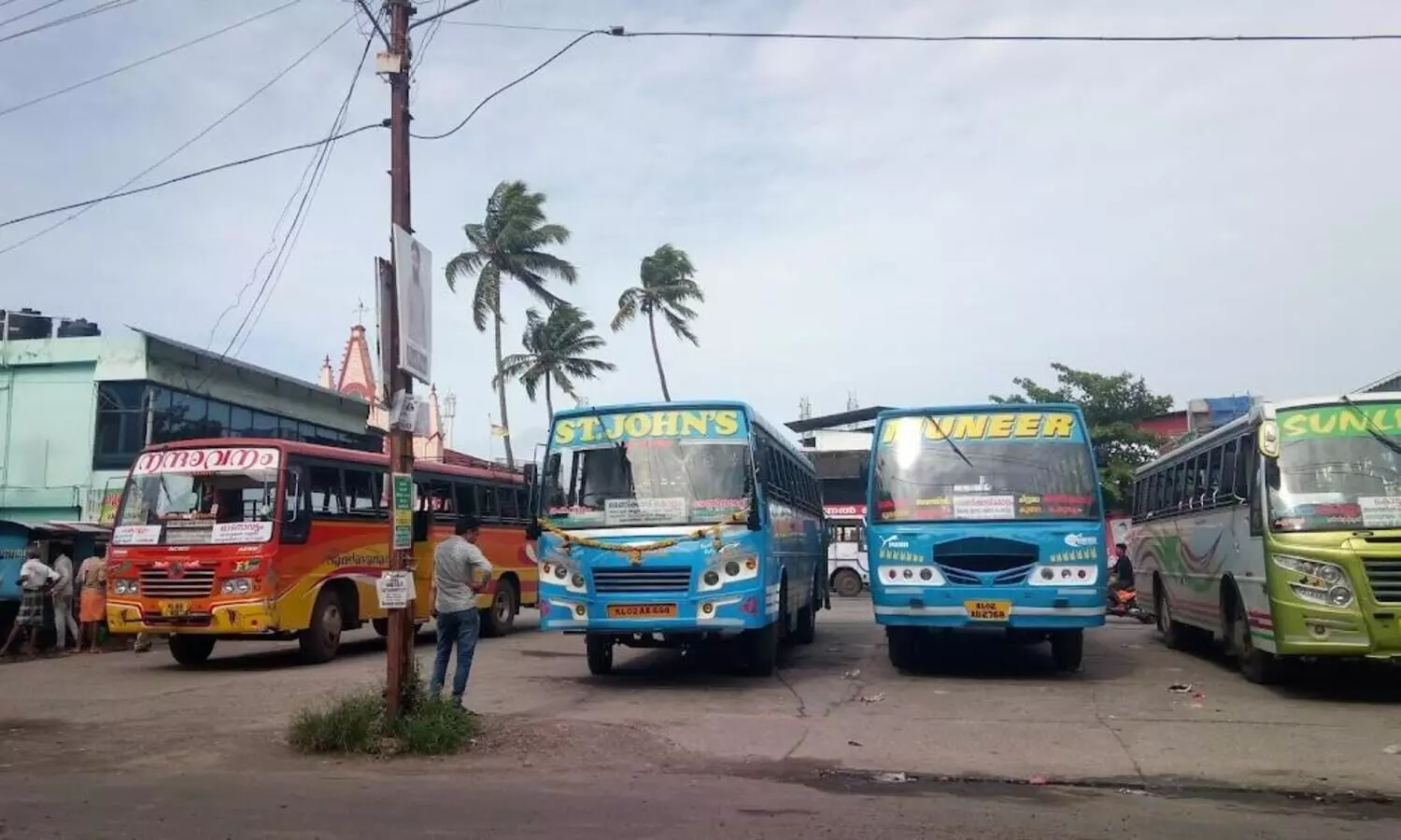 private bus kollam