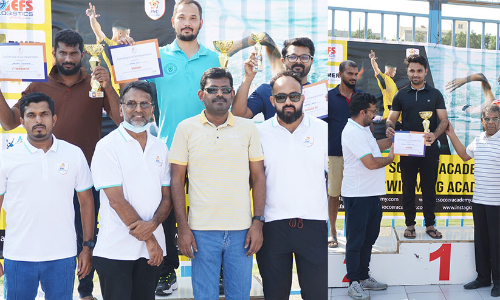 ജി​ദ്ദ​യി​ൽ ജ​ലോ​ത്സ​വ​മാ​യി ജെ.​എ​സ്.​സി നീ​ന്ത​ൽ മ​ത്സ​രം