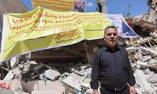 സാമിർ മൻസൂർ:  ചാരത്തിൽ നിന്ന്​ പുനർജനിച്ച്​ ഒരു ഗ്രന്ഥാലയം