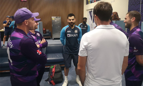 kohli scotland fressing room