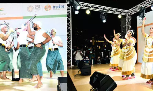 എക്സ്പോയിൽ കലാവിരുന്നൊരുക്കി കെ.എം.സി.സി എക്സ്പോയിൽ കലാവിരുന്നൊരുക്കി കെ.എം.സി.സി