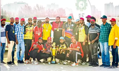 ട്രാ​സ്​​ക്​ ക്രി​ക്ക​റ്റ്​: അ​ബ്ബാ​സി​യ ബി ​ടീം ജേ​താ​ക്ക​ളാ​യി