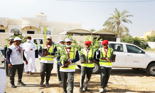 ബാത്തിന മേഖലയിൽ 3000 ഫലവൃക്ഷത്തൈകൾ വിതരണം ചെയ്​തു