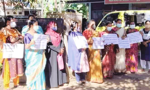 കാട്ടൂരിലെ കുടുംബശ്രീയെ തകർക്കാൻ ശ്രമമെന്ന് കാട്ടൂരിലെ കുടുംബശ്രീയെ തകർക്കാൻ ശ്രമമെന്ന്