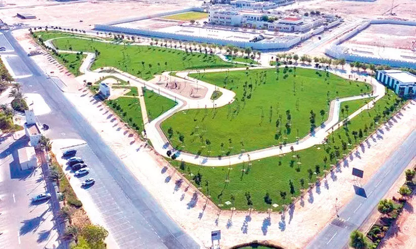 450 മ​ര​ങ്ങ​ൾ ന​ട്ടു​പി​ടി​പ്പി​ച്ചു: അ​ൽ ദ​ആ​യി​ൻ പാ​ർ​ക്ക് പ്ര​വൃ​ത്തി​ക​ൾ പൂ​ർ​ത്തി​യാ​യി