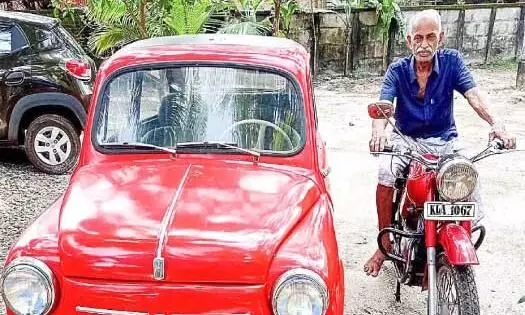 The 74-year-old is still in love with old-fashioned vehicles