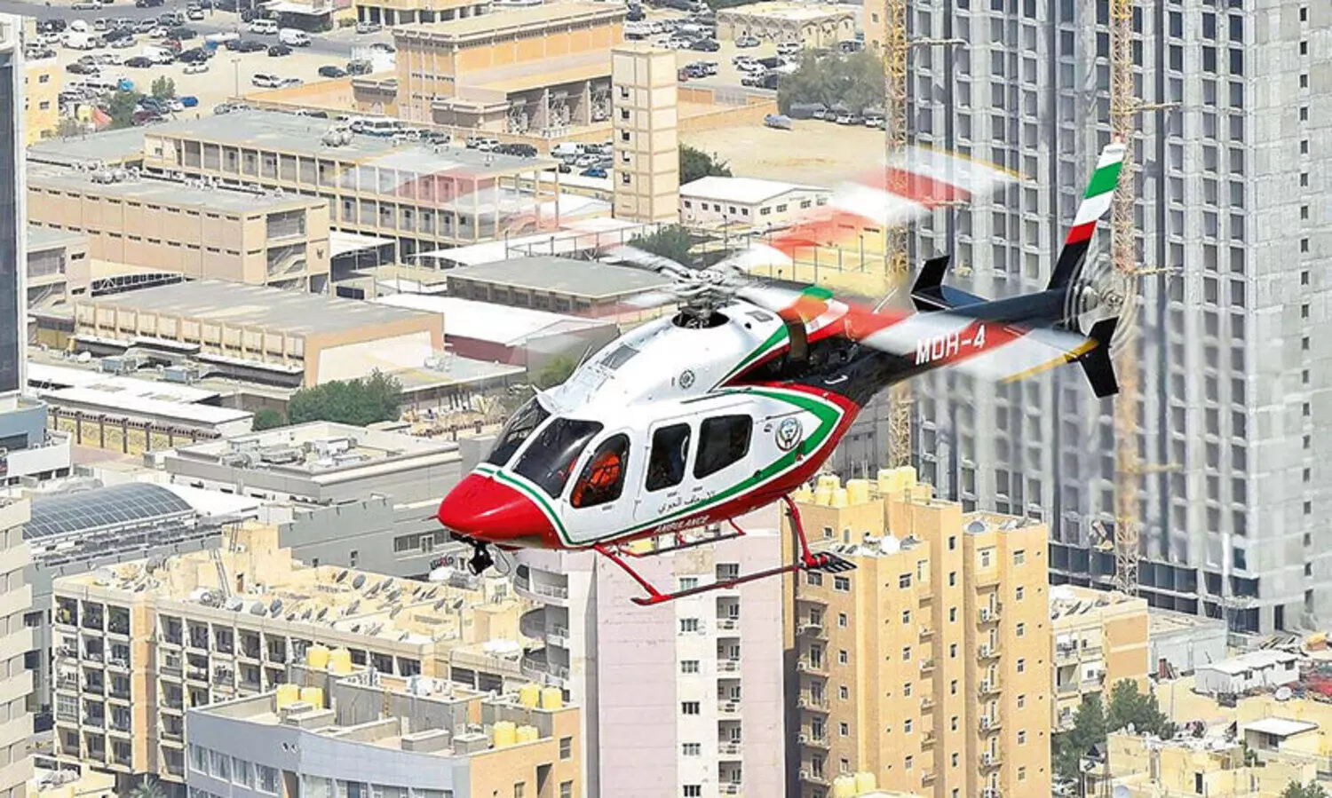 എ​യ​ർ ആം​ബു​ല​ൻ​സ്​ ഇ​തുവ​രെ ന​ൽ​കി​യ​ത്​ 4500 സേ​വ​ന​ങ്ങ​ൾ