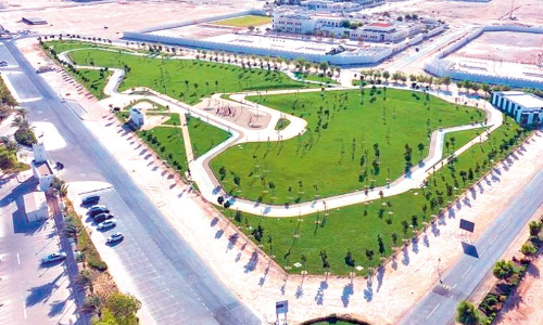 450 മ​ര​ങ്ങ​ൾ ന​ട്ടു​പി​ടി​പ്പി​ച്ചു: അ​ൽ ദ​ആ​യി​ൻ പാ​ർ​ക്ക് പ്ര​വൃ​ത്തി​ക​ൾ പൂ​ർ​ത്തി​യാ​യി