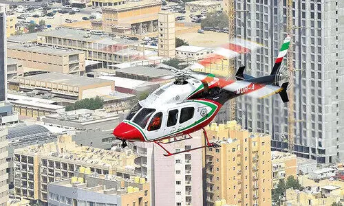 എ​യ​ർ ആം​ബു​ല​ൻ​സ്​ ഇ​തുവ​രെ ന​ൽ​കി​യ​ത്​ 4500 സേ​വ​ന​ങ്ങ​ൾ