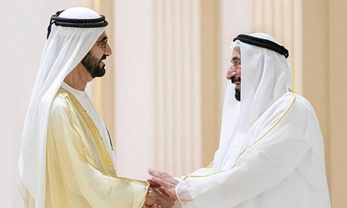 ഏ​റ്റ​വും വ​ലി​യ പു​സ്​​ത​ക മേ​ള: ശൈ​ഖ് സു​ൽ​ത്താ​ന്   ശൈ​ഖ് മു​ഹ​മ്മ​ദി​െൻറ അ​ഭി​ന​ന്ദ​നം