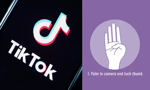 hand signal for help