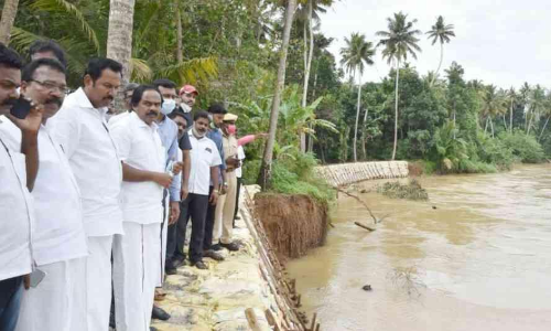 കന്യാകുമാരി ജില്ലയിൽ കനത്ത മഴ​; 13 വീടുകൾ ഇടിഞ്ഞ് വീണു