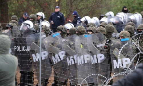 അ​ഭ​യാ​ർ​ഥി​ക​ൾ ത​മ്പ​ടി​ച്ചു; പോ​ള​ണ്ട്​ –ബെ​ല​റൂ​സ്​ അ​തി​ർ​ത്തി​യി​ൽ സം​ഘ​ർ​ഷം