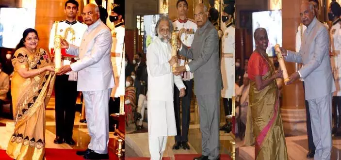 Presented the Padma Award