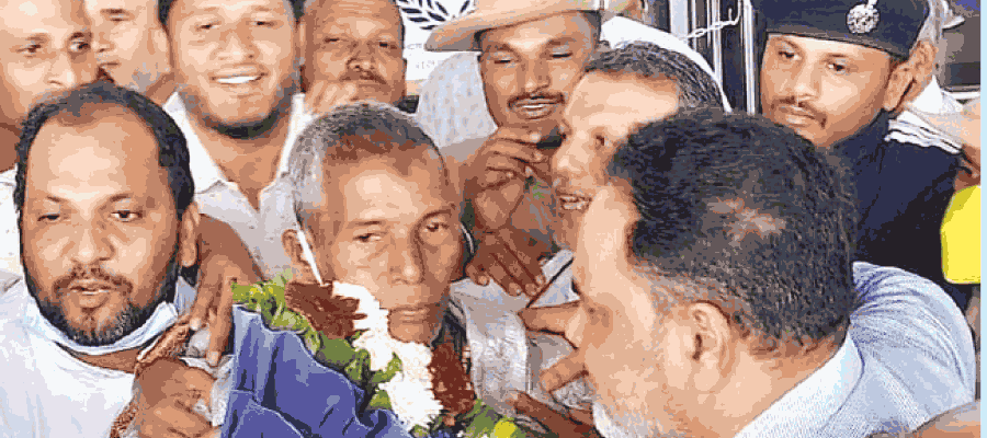 പത്മശ്രീ ഹരേകല ഹജബ്ബക്ക്​ ഗംഭീര വരവേൽപ്