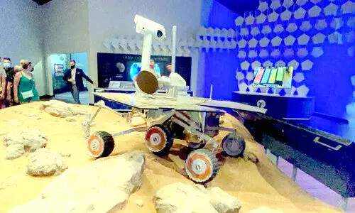 നാസയുടെ ചൊവ്വാ ദൗത്യ പേടകത്തി​െൻറ പകർപ്പ്​ എക്​സ്​പോയിൽ