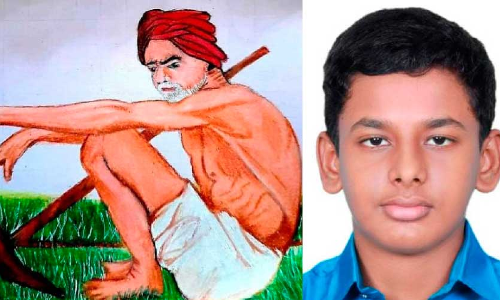 സ്‌​കൂ​ൾ വി​ദ്യാ​ർ​ഥി വ​ര​ച്ച ചി​ത്രം സ്​റ്റാമ്പിലേക്ക്