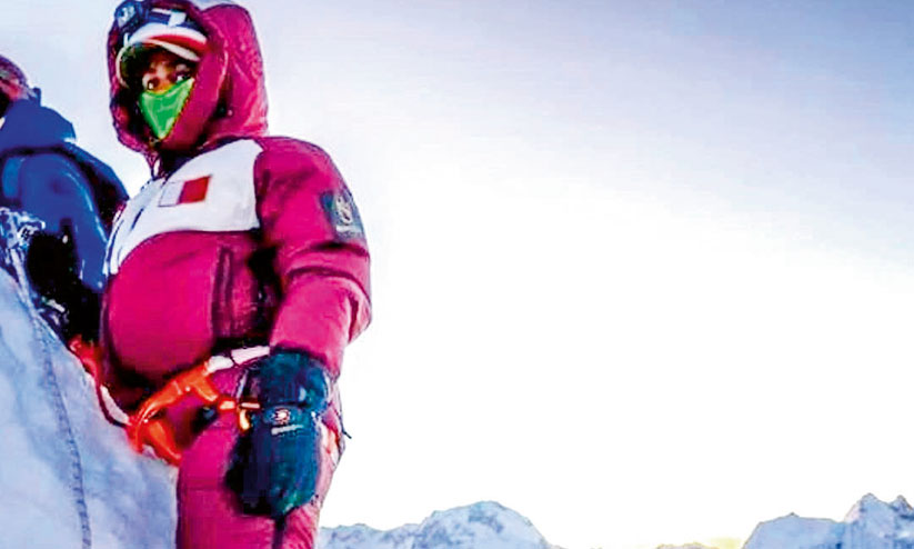 അമാ ദബ്​ലാം കീഴടക്കി ശൈഖ അസ്​മ ആൽഥാനി