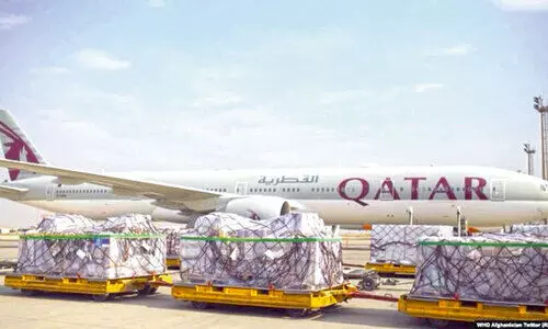 അഫ്ഗാനിലേക്ക് ഖത്തറിെൻറ 60 ടൺ മെഡിക്കൽ സഹായം