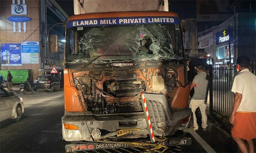 ankamali container accident