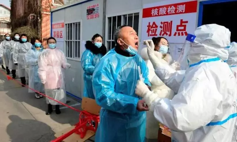 China Covid Outbreak Beijing seals mall housing compounds China Covid Outbreak Beijing seals mall housing compounds