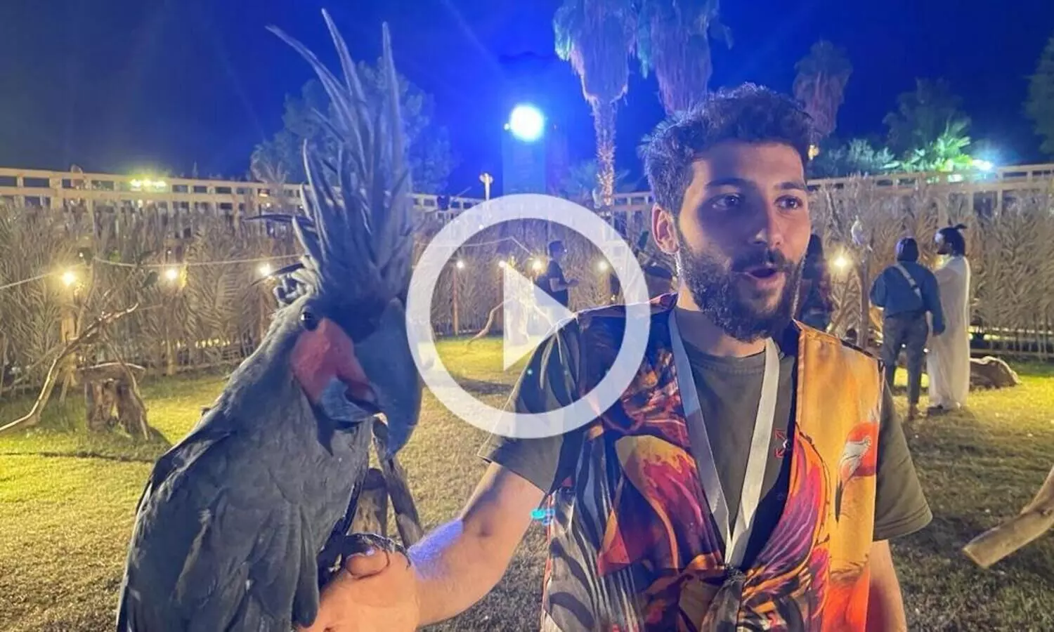 റിയാദ് സീസണിൽ​ ആസ്‌ട്രേലിയൻ അതിഥിയായി ചാര തത്ത