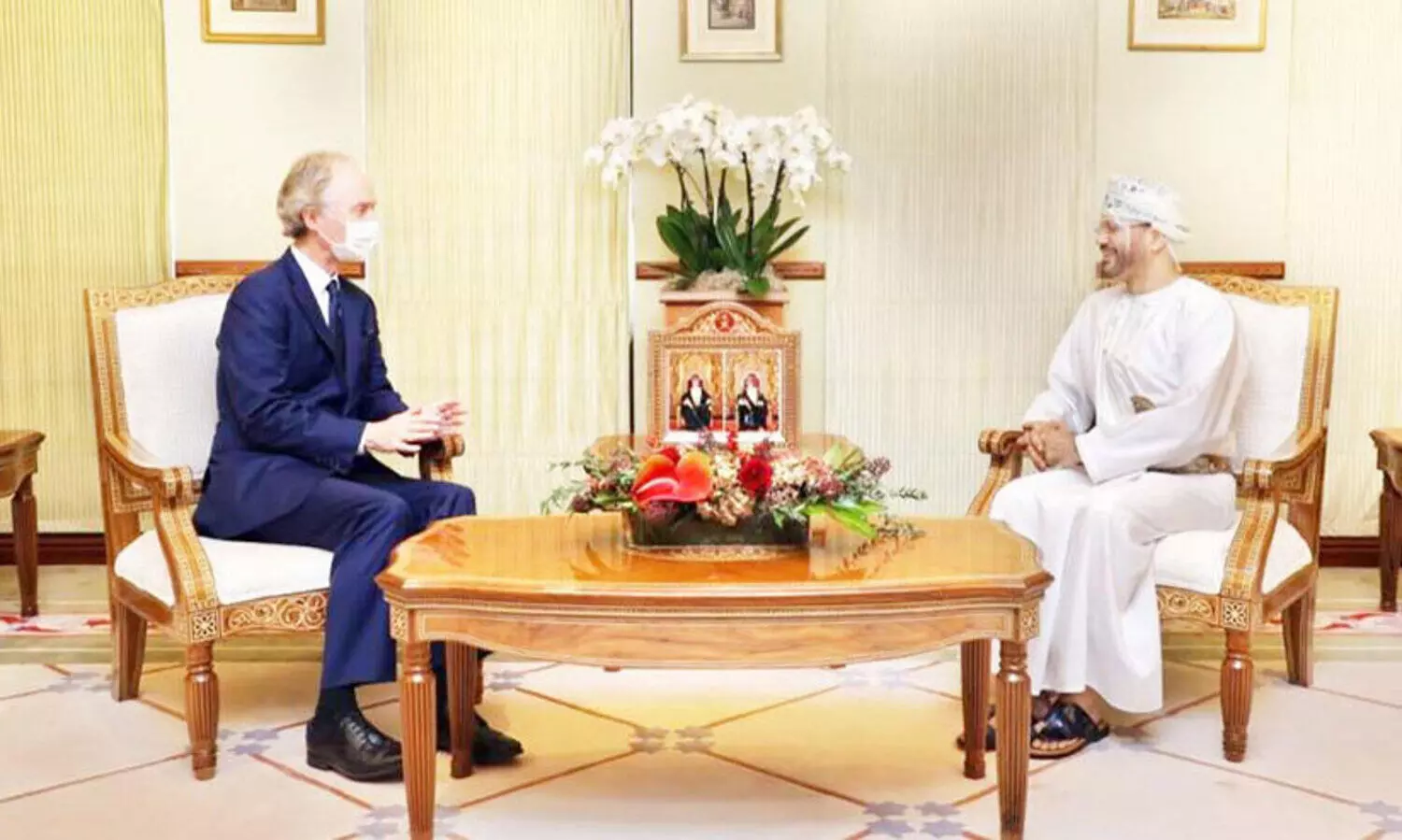 യു.​എ​ൻ പ്ര​തി​നി​ധി വി​ദേ​ശ​കാ​ര്യ​മ​ന്ത്രി​യു​മാ​യി ച​ർ​ച്ച​ന​ട​ത്തി