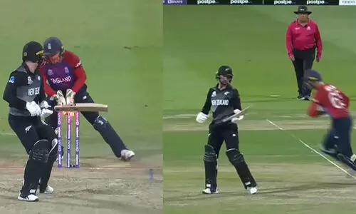 ഔട്ടായതിന്‍റെ കലിപ്പ്​ ബാറ്റിനോട്​ തീർത്തു; കിവീസിന്‍റെ സൂപ്പർതാരത്തിന്​ ഫൈനൽ നഷ്​ടമാവും -വിഡിയോ