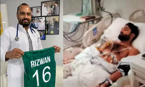 ഐ.സിയുവിൽ നിന്നുയർത്തെഴുന്നേറ്റ്​ റിസ്​വാൻ; ചികിത്സിച്ചത്​ മലയാളി ഡോക്​ടർ