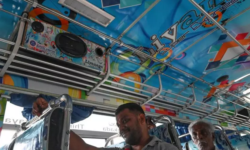 music in bus